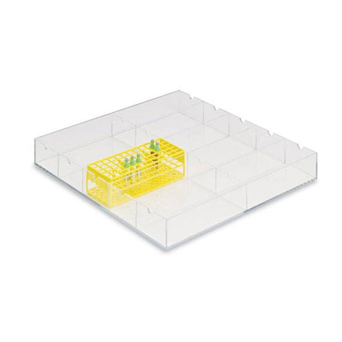 MarketLab 10-Place Tube Rack Holder 10-Place Rack • Holds 600-900 tubes • 21.5"W x 20"L x 2.5"H ,1 Each - Axiom Medical Supplies