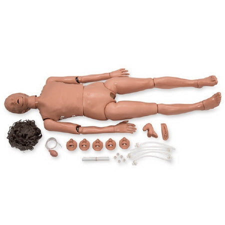 Nasco Patient Care CPR Manikin Simulaids® Male / Female Interchangeable 105 lbs. Cast Vinyl Over A Steel Cable Frame