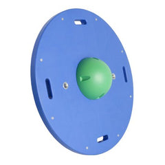 Fabrication Enterprises Circular Balance Board CanDo® Balance Board Combo™ Plastic 4 X 16 X 16 Inch Blue / Grren