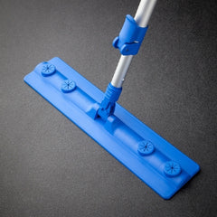Fisher Scientific Cleanroom Wet Mop PharmaMOP™ Blue / Silver Aluminum / Polypropylene Sterile - M-1001898-1072 - Case of 10