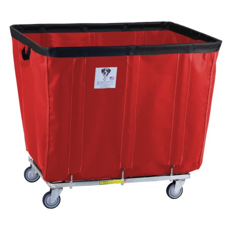 R & B Wire Products Basket Truck 350 lbs. Weight Capacity Tubular Steel / Vinyl 4 Inch Non-marking Casters - M-1001921-1475 - Each