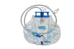 Cardinal Urinary Drain Bag Dover™ Splashguard II® Drain Spout / Without Valve NonSterile 2000 mL Vinyl