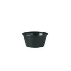 Solo Cup Souffle Cup Solo® 1.5 oz. Black Plastic Disposable
