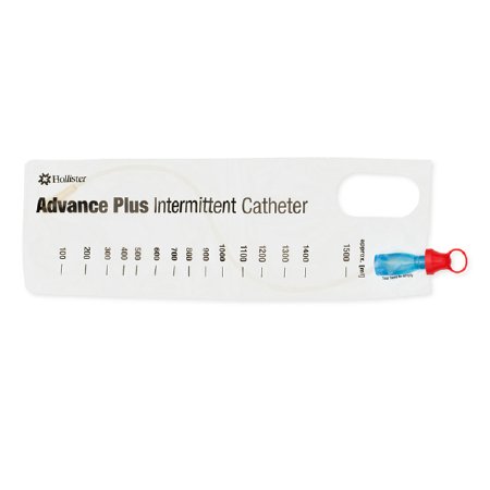 Hollister Intermittent Closed Catheter Advance Plus™ Straight Tip 18 Fr. Without Balloon PVC