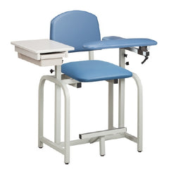 Clinton Industries Blood Drawing Chair Lab X Series Padded Flip Up Arm Country Mist