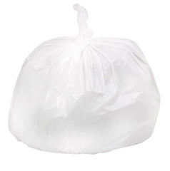 Colonial Bag Corporation Trash Bag Tuff 60 gal. White LLDPE 0.75 Mil. 38 X 58 Inch X-Seal Bottom Coreless Roll - M-1002816-1450 - Case of 100