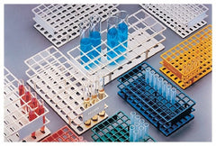 Fisher Scientific Test Tube Rack Nalgene™ Unwire™ 24 Place 30 mm Tube Size Orange 3-3/5 X 4-1/4 X 11 Inch