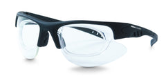 Florida Medical Sales Laser Protection Glasses Vision Scientific™ Fit Over Gray Tint Polycarbonate Lens Black Frame Over Ear One Size Fits Most