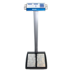Health O Meter Total Body Composition Analyzer Stand On Health O Meter® LCD Digital Display 1000 lb / 454 kg Capacity Silver
