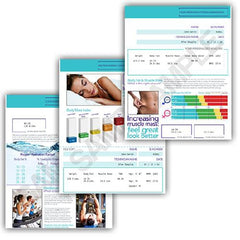 Health O Meter Illustrated Printout Stationary Health O Meter® For use with Health O Meter Professional Body Composition Scales (Item #s: 1004299, 1004300, 1004301, 1004302)