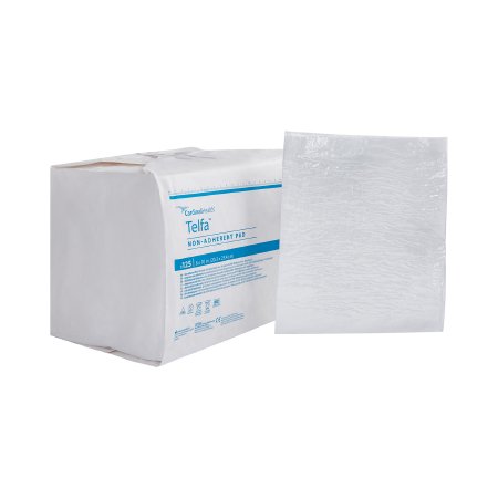 Cardinal Non-Adherent Dressing Telfa™ Ouchless Cotton / Film 8 X 10 Inch NonSterile