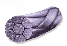 J & J Healthcare Systems Suture with Needle Coated Vicryl™ Absorbable Coated Violet Suture Braided Polyglactin 910 Size 5 - 0 12 Inch Suture Double-Armed 8 mm Length 1/4 Circle Spatula Needle