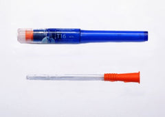 Cure Medical Urethral Catheter Cure Twist™ Straight Tip Lubricated PVC 16 Fr. 6 Inch