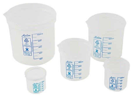 Ward's Science Beaker Set Polypropylene 50 mL to 1,000 mL