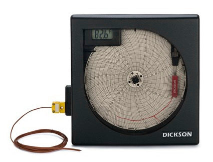 Dickinson Company Temperature Chart Recorder 24-Hour or 7-Day