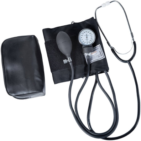 Omron Healthcare Aneroid Sphygmomanometer Combo Kit At Home Blood Pressue Kit Adult Size Nylon Cuff Single Head Stethoscope