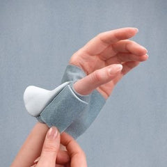 Patterson Medical Supply Thumb Support 3pp™ ThumSling™ Medium / Large Hook and Loop Strap Closure Left or Right Hand Black