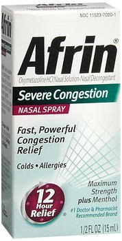 Bayer Sinus Relief Afrin® Severe Congestion 0.05% Strength Nasal Spray 15 mL