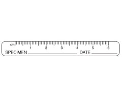 Shamrock Scientific Pre-Printed Label Shamrock Communication Fill In White Superstick cm 1 2 3 4 5 6 / SPECIMEN _____ DATE _____ Black Lab / Specimen 3/8 X 3 Inch - M-1006072-4461 - Roll of 1