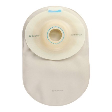 Coloplast Filtered Ostomy Pouch SenSura® Mio Convex One-Piece System 8-1/4 Inch Length, Maxi 1-1/2 Inch Stoma Closed End Convex Light, Pre-Cut