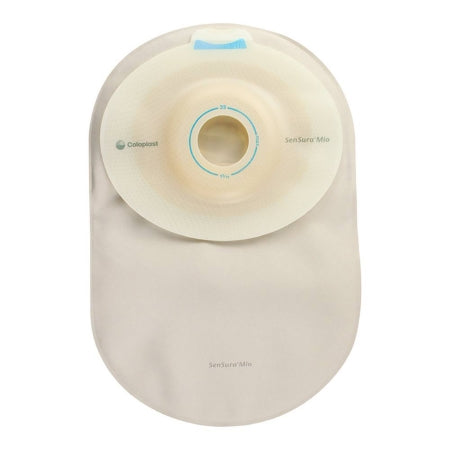 Coloplast Filtered Ostomy Pouch SenSura® Mio Convex One-Piece System 8-1/4 Inch Length, Maxi 1-1/4 Inch Stoma Closed End Convex Light, Pre-Cut