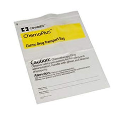 Cardinal Chemo Drug Transport Bag ChemoPlus™ 13 X 19 Inch Clear / Yellow Zip Closure - M-1006317-1951 - Case of 250