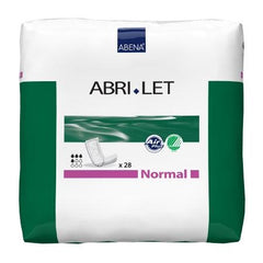 Abena North America Incontinence Booster Pad Abri-Let™ Normal 4 X 15 Inch Moderate Absorbency Fluff / Polymer Core One Size Fits Most Adult Unisex Disposable - M-1006487-2577 - Bag of 28