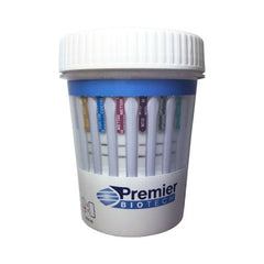 Premier Biotech Drugs of Abuse Test Bio-Cup™ 13-Drug Panel AMP, BAR, BUP, BZO, COC, mAMP/MET, MDMA, MTD, OPI, OXY, PCP, TCA, THC 50 Urine Sample 25 Tests