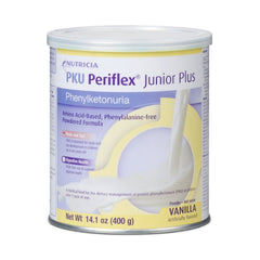 Nutricia North America PKU Oral Supplement PKU Periflex® Junior Plus Vanilla Flavor 400 Gram Can Powder