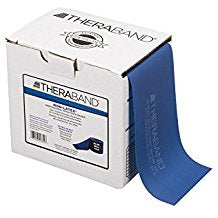 Performance Health Exercise Resistance Band Thera-Band® Blue 4 Inch X 50 Yard X-Heavy Resistance