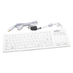 Welch Allyn Keyboard For All Computer Capability Waterproof, True Type Constructions, White
