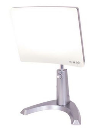 Apex-Carex Bright Light Therapy Lamp Day-Light Classic Plus Table Mount Ultra Violet Silver