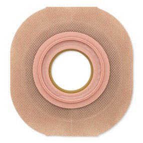 Hollister Ostomy Barrier New Image™ FlexTend™ Pre-Cut, Extended Wear 57 mm Flange Red Code System 1-3/4 Inch Opening