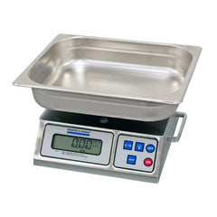 Health O Meter Sponge / Organ Scale Health O Meter® Digital LCD Display 176 oz/ 5000 Gram Capacity Silver AC Operation