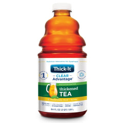 Kent Precision Foods Thickened Decaffeinated Beverage Thick-It® Clear Advantage® 64 oz. Bottle Tea Flavor Ready to Use Honey Consistency