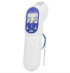 PANTek Technologies LLC Infrared Thermometer with Alarm Fisherbrand™ Traceable® Fahrenheit / Celsius -76° to 932°F (-60° to 500°C) Type K Beaded Probe Handheld Battery Operated