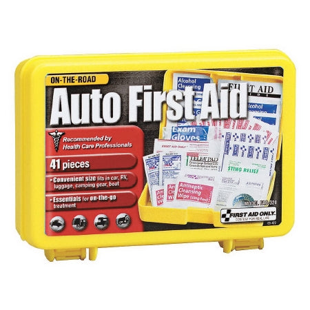 Grainger Vehicle First Aid Kit 15 People Plastic Case