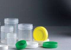 Thermo Scientific Nalge Specimen Container Samco™ Narrow-Mouth Bio-Tite™ 48 mm Opening Polypropylene 90 mL (3 oz.) Screw Cap Patient Information NonSterile