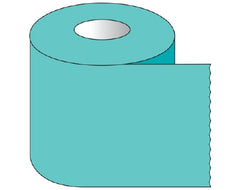 Blank Label Tape Shamrock Multipurpose Label Aqua Tape 1 X 500 Inch