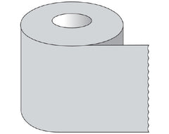 Shamrock Scientific Blank Label Tape Shamrock Multipurpose Label Gray Tape 1 X 500 Inch - M-1008783-4779 - Roll of 1
