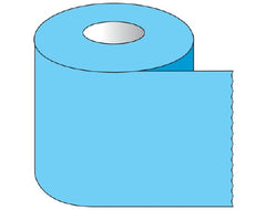 Shamrock Scientific Blank Label Tape Shamrock Multipurpose Label Blue Tape 1-1/2 X 500 Inch - M-1008785-3693 - Roll of 1