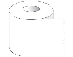 Shamrock Scientific Blank Label Tape Shamrock Multipurpose Label White Tape 1-1/2 X 500 Inch - M-1008789-3211 - Roll of 1