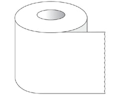Shamrock Scientific Blank Label Tape Shamrock Multipurpose Label White 2 X 500 Inch - M-1008793-3778 - Roll of 1