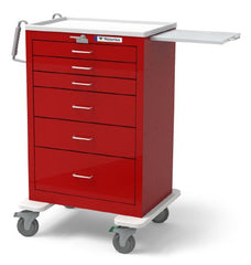 Waterloo Industries Emergency Cart Steel 24.5 X 29 X 45 Inch Red 16.5 X 22 Inch, Drawer Height: Three 3 Inch Drawer, Two 6 Inch Drawer, One 9 Inch Drawer