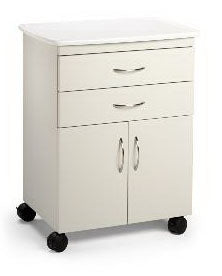 Midmark Mobile Treatment Cabinet 18 X 27 X 33 Inch Pebble Gray 4 Inch