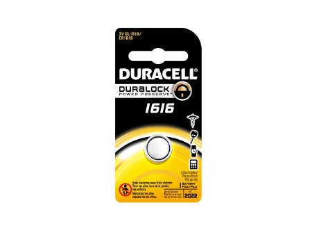 Duracell Lithium Battery Duracell® CR1616 Coin Cell 3V Disposable 1 Pack - M-1009769-2040 - Case of 36