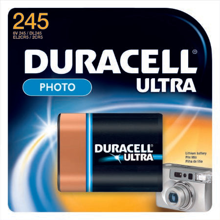 Duracell Lithium Battery Duracell® Ultra 245 Cell 6V Disposable 1 Pack - M-1009790-3424 - Case of 36