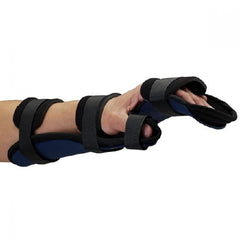 Patterson Medical Supply Functional Resting Hand Orthosis Rolyan® Kydex Kydex® / Volara® Right Hand Black Small