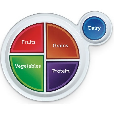 Nasco Nutritional Guide Plate MyPlate Plastic