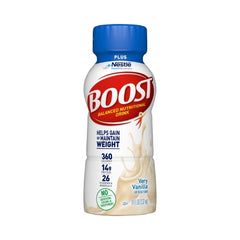 Nestle Healthcare Nutrition Oral Supplement Boost® Plus Very Vanilla Flavor Ready to Use 8 oz. Bottle